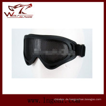 Airsoft UV-X 400 Metallgewebe Taktische Schutzbrille Antifog Augen Schutz Goggle